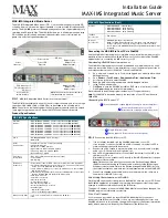 Preview for 1 page of AMX MAX-IMS Series Installation Manual