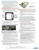 Предварительный просмотр 2 страницы AMX Mini-PCI Wireless Card NXA-PCI80211G Installation Manual