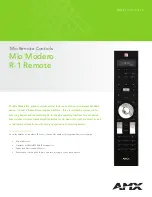 AMX Mio Modero R-1 Datasheet preview