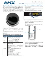 Предварительный просмотр 1 страницы AMX Mio-RCC Installation Manual