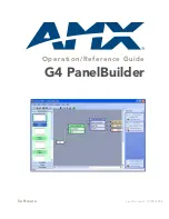 Preview for 1 page of AMX Modero NXD-1500VG Operation/Reference Manual