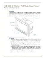 Preview for 13 page of AMX Modero NXD-500i Operation/Reference Manual