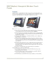 Preview for 11 page of AMX Modero ViewPoint MVP-7500 Operation/Reference Manual