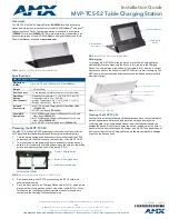 Preview for 2 page of AMX MVP-TCS-52 Installation Manual