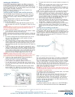 Preview for 2 page of AMX MVP-WCS-52 Installation Manual