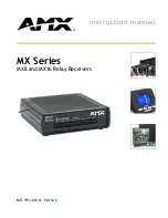 Preview for 1 page of AMX MX16 Instruction Manual