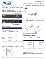 AMX MXA-MPL Quick Start Manual preview