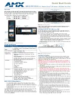 Preview for 1 page of AMX MXD-1901-PAN Modero X Series Quick Start Manual