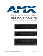 Preview for 1 page of AMX NetLinx Integrated Controller NI-2100 Hardware Reference Manual