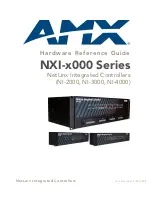 AMX NetLinx Integrated Controllers NXI-x000 Series Hardware Reference Manual предпросмотр