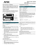 AMX NetLinx NetModules NXS-NMS Quick Start Manual preview