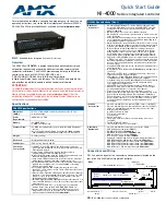 AMX NetLinx NI-4000 Quick Start Manual preview