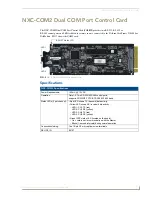 Preview for 15 page of AMX NetLinx NXC-COM2 Operation/Reference Manual