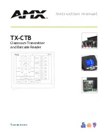 Preview for 1 page of AMX Network Device TX-CTB Instruction Manual