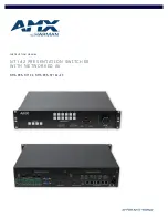 Preview for 1 page of AMX NMX-PRS-N7142 Instruction Manual