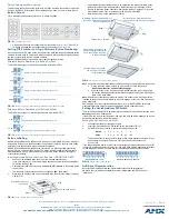 Preview for 2 page of AMX Novara SP-08-AX-EU Installation Manual