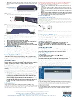 Preview for 2 page of AMX NXA-ENET8-2POE Installation Manual