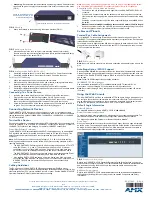 Предварительный просмотр 2 страницы AMX NXA-ENET8-2POE Installation Manual