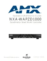 Предварительный просмотр 1 страницы AMX NXA-WAPZD1000 Operation/Reference Manual