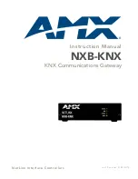 Предварительный просмотр 1 страницы AMX NXB-KNX Instruction Manual