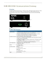 Preview for 7 page of AMX NXB-KNX Instruction Manual