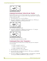 Предварительный просмотр 34 страницы AMX PTM-D15 Instruction Manual