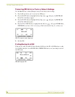 Предварительный просмотр 38 страницы AMX PTM-D15 Instruction Manual