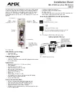 AMX RDM-HFDB Installation Sheet preview