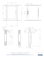 Preview for 2 page of AMX Rough-In Box CB-MVP-WCS52 Installation Manual