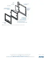 Preview for 2 page of AMX Rough-In Box for 12" Wall/Flush Mount Touch Panels CB-TP12 Installation Manual