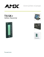 Preview for 1 page of AMX SoftKey TX-SK+ Instruction Manual