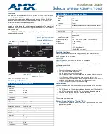 AMX Solecis AVB-DA-RGBHV-ST-0102 Installation Manual preview