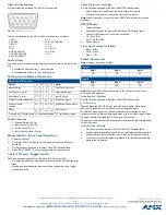 Preview for 2 page of AMX Solecis AVS-SL-0201-824 Installation Manual