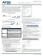 AMX SVSI NMX-ATC-N4321 Quick Start Manual предпросмотр