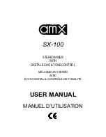 Preview for 1 page of AMX SX-100 User Manual