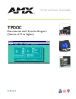 AMX TPDOC Instruction Manual preview