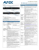AMX TPI-PRO-2 Installation Manual предпросмотр