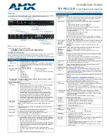 AMX TPI-PRO-2 Installation Manual preview