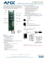 AMX Triple DC Dimmer Module RDM-3DC Installation Manual preview