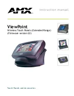 AMX ViewPoint NetWave Series Instruction Manual preview