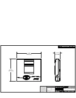 Preview for 1 page of AMX VST-TSTAT Dimensional Drawing