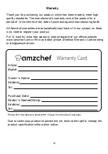 Preview for 16 page of amzchef JS3005-1 Instruction Manual