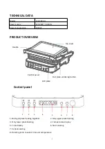 Preview for 4 page of amzchef LS-GC02C-H Instruction Manual