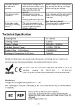 Preview for 21 page of amzchef YL-CF6705 Instruction Manual