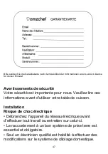 Preview for 47 page of amzchef YL-CF6705 Instruction Manual