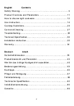 Preview for 2 page of amzchef YL-IF7018S-5B5B3B1B Instruction Manual