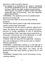 Preview for 9 page of amzchef YL-IF7018S-5B5B3B1B Instruction Manual