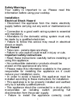 Предварительный просмотр 5 страницы amzchef YL-IT7008S-2B1B4B Instruction Manual