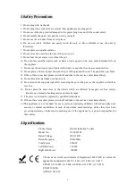 Предварительный просмотр 3 страницы amzchef YL28-DC08 Instruction Manual