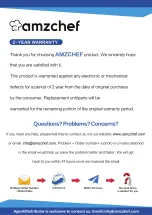 Preview for 11 page of amzchef ZM1501 Instruction Manual